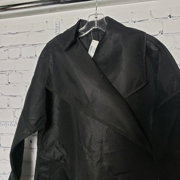 Mycra Pak Life Black Mesh Packable Foldable Mesh Jacket Coat Travel - Picture 5 of 12